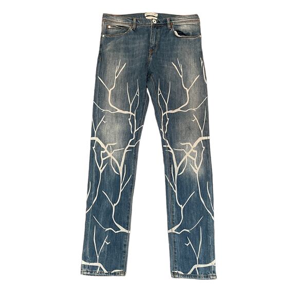 Each x Other Limited Edition Yi Zhou Branch Print Jeans - Picture 2 of 10